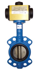 Butterfly Valve Pneumatic Actuated